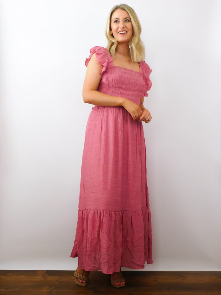 Twirling Into Spring Dress: Dusty Pink