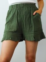 Summer Lovin' Shorts: Army Green
