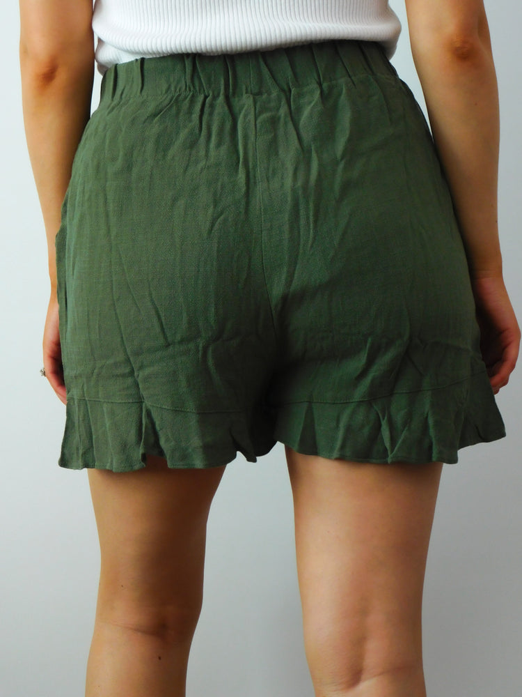 Summer Lovin' Shorts: Army Green