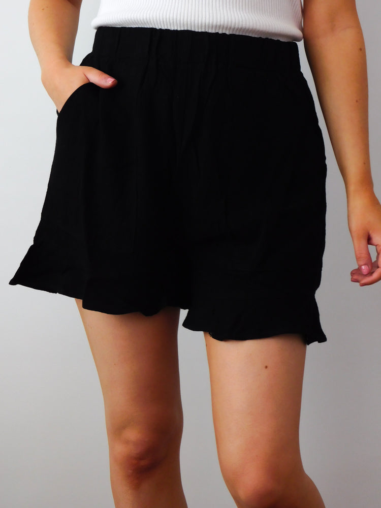 Summer Lovin' Shorts: Black