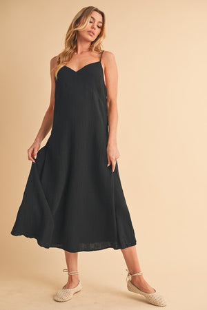 Summer Bliss Dress: Black