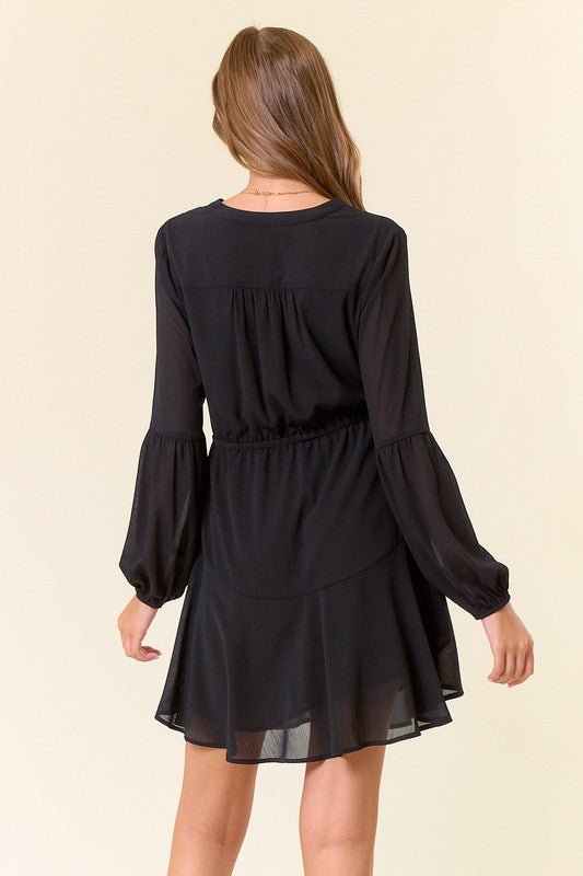 Feelin' Kinda Spooky Dress: Black