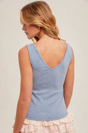 The Little Things Tank: Dusty Blue