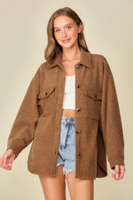 Casual Days Shacket: Mocha