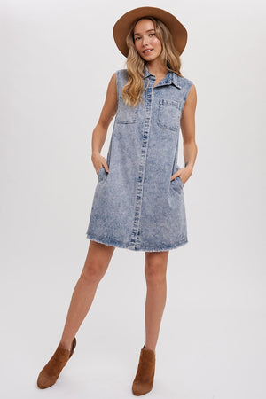 Country Concerts Dress: Denim