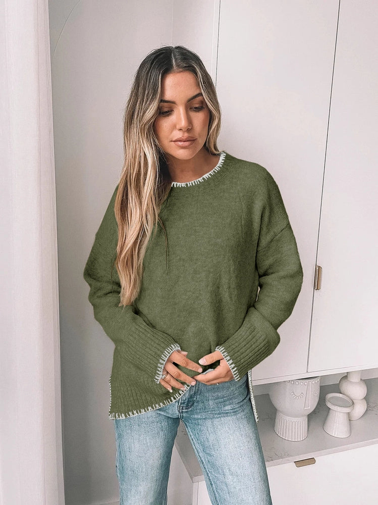 In Your Dreams Sweater: Pine Green