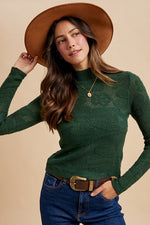 Cozy Season Top: Forest Green