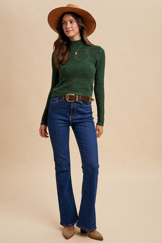 Cozy Season Top: Forest Green