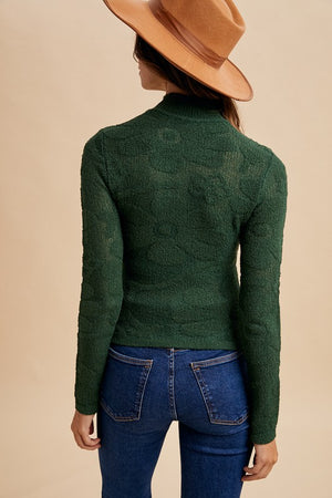 Cozy Season Top: Forest Green