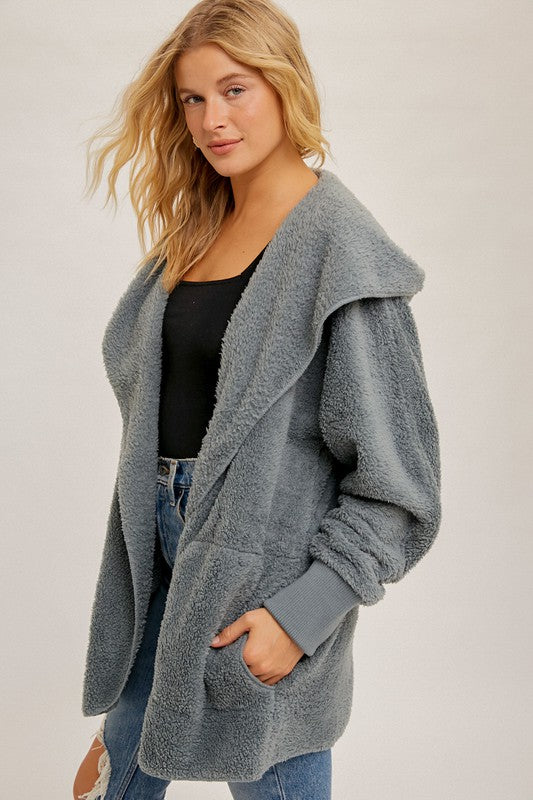 Nothing Better Jacket: Blue Grey
