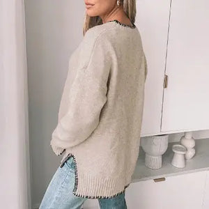 In Your Dreams Sweater: Light Khaki
