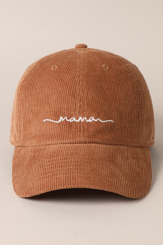 "mama" Hat: Mocha