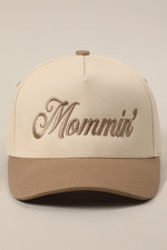"Mommin'" Hat: Beige