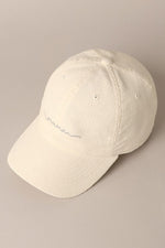 "mama" Hat: Off-White