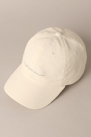 "mama" Hat: Off-White