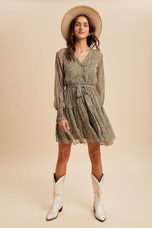 Harvest Dreams Dress: Olive