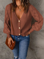 Love You More Cardigan: Red Bean