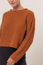 Feel The Breeze Sweater: Cinnamon